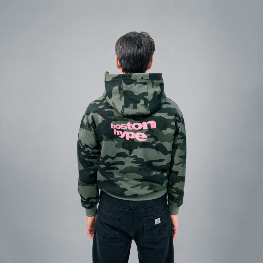 Imagen 6 de Zip up camo verde boston rosa