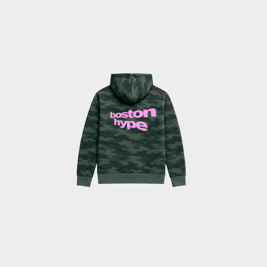 Imagen 4 de Zip up camo verde boston rosa