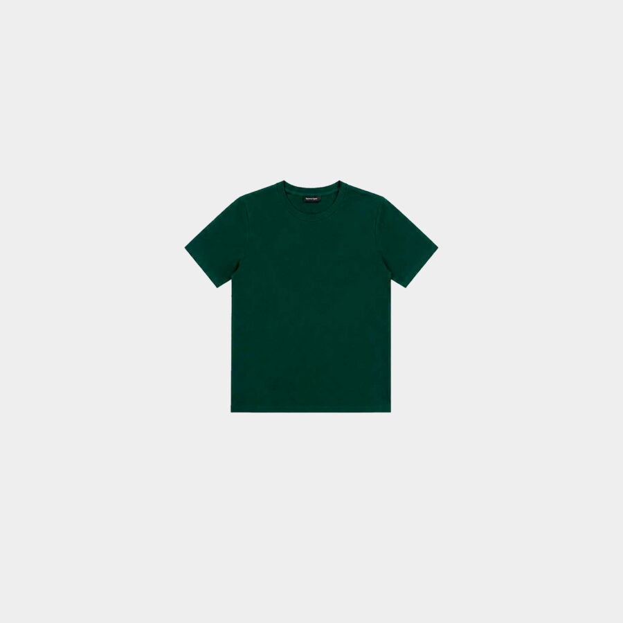 Remera Regular Fit Cropped Verde