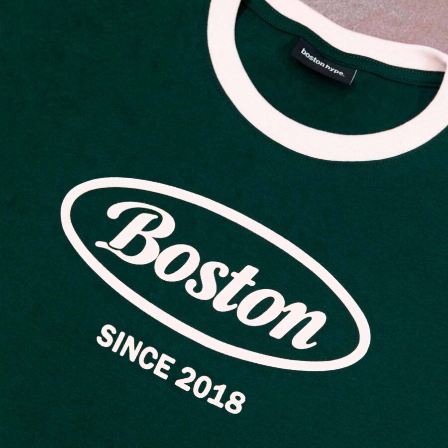 Imagen 3 de Remera regular BH cropped verde vintage