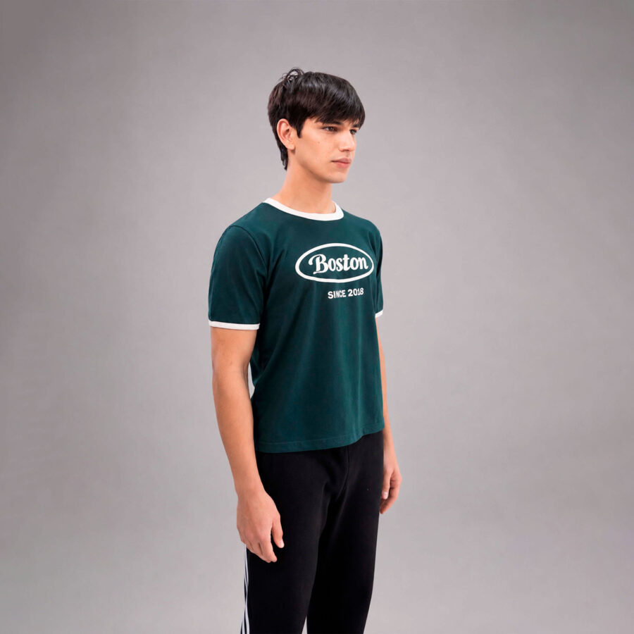 Imagen 4 de Remera regular BH cropped verde vintage