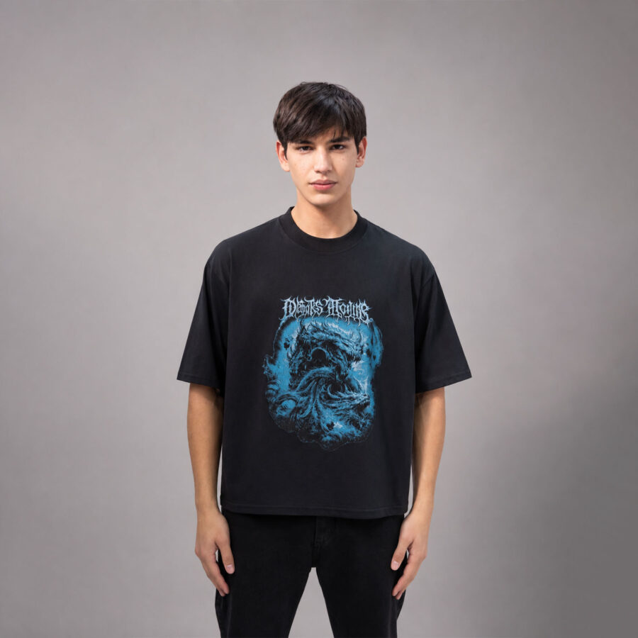 Imagen 3 de Remera Boxy Dragons Negra