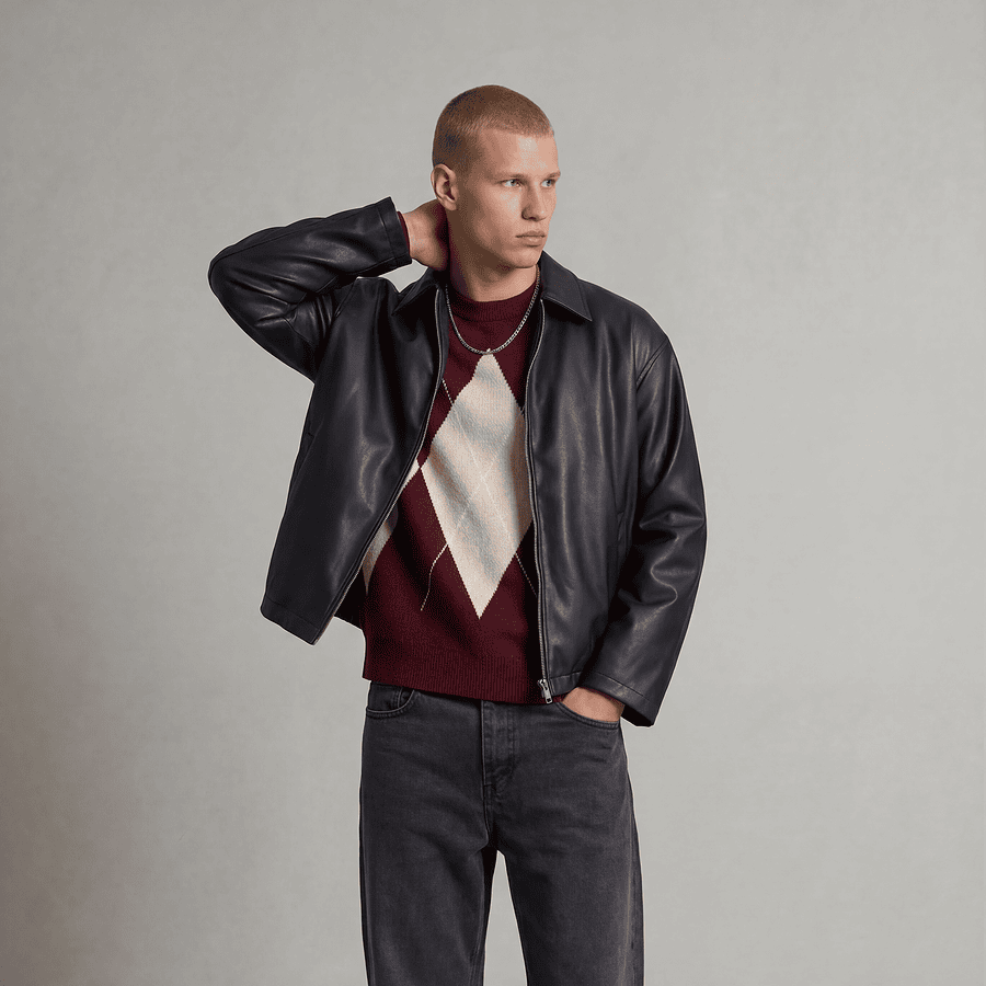 Imagen 6 de Sweter Rombos Bordo