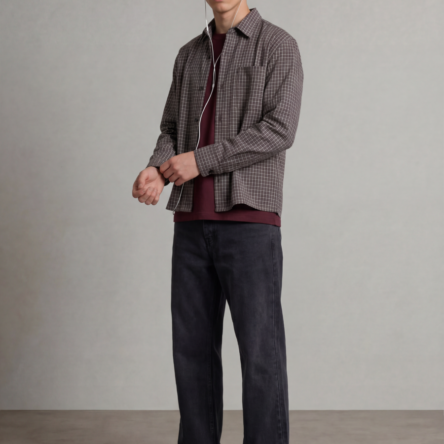 Imagen 3 de Camisa Oversized Gris