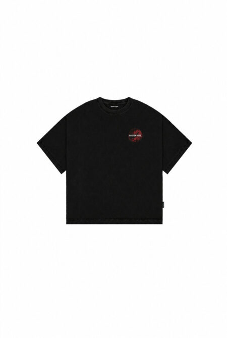 Remera Boxy Streets Negra
