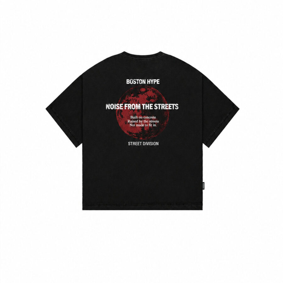 Imagen 2 de Remera Boxy Streets Negra