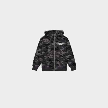 Zip Up Camo Gris Boston Blanco
